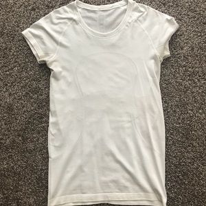 white lululemon tee! Size 8